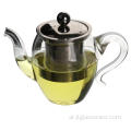 إبريق شاي صغير مصنوع يدويًا مع مصفاة من الفولاذ المقاوم للصدأ